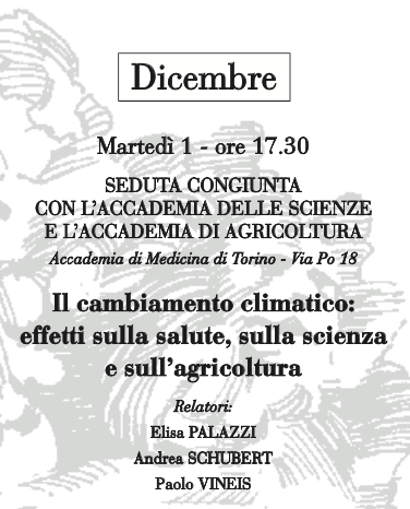 Il cambiamento climatico: effetti sulla salute, sulla scienza e sull&rsquo;agricoltura
